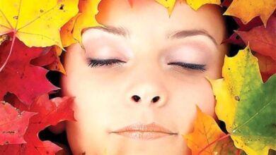 روتین مراقبت از پوست چرب در پاییز